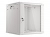 Lanberg Szafa instalacyjna wisząca 19 cali 12U 600X600mm szara (drzwi szklane)